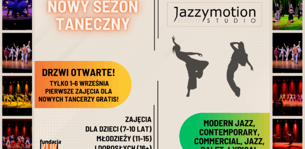 ⭐ Nowy sezon 2025/2026 w Jazzymotion Studio – ruszyły zapisy! ⭐