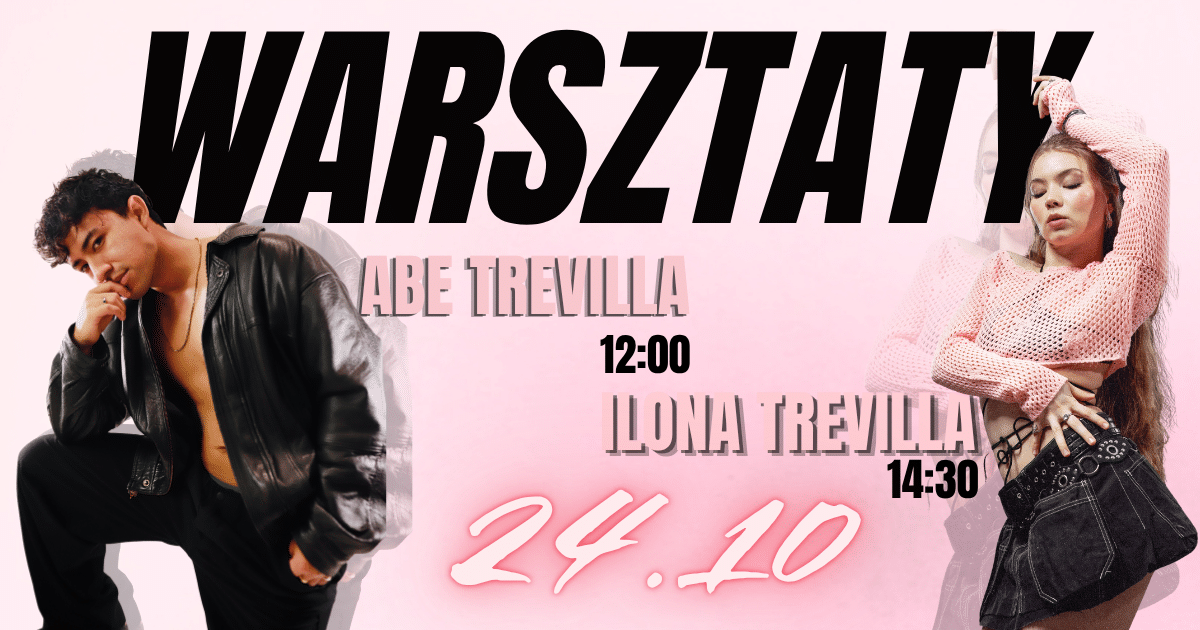 Warsztaty taneczne 24.10 z Abe Trevilla i Iloną Trevilla